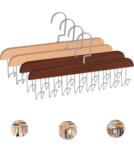 العلّاقة ملابس الخشبية ✨