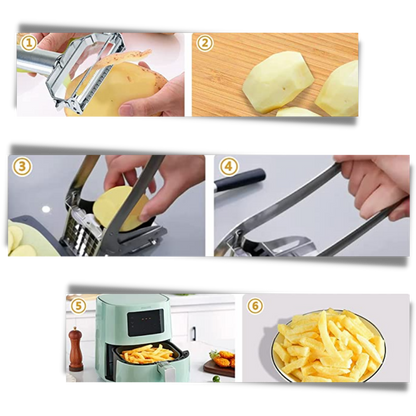 Machine pour couper les frites