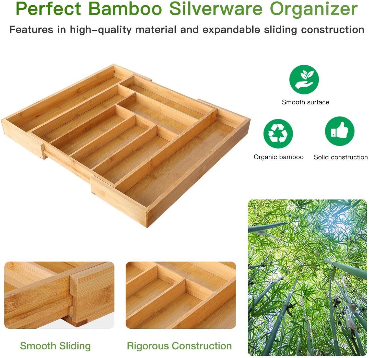 Organisateur De Tiroir De Cuisine Extensible