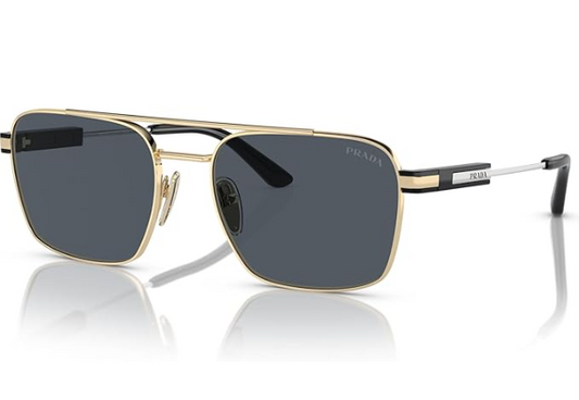 Prada PR 67ZS ZVN09T 56 New Unisex Sunglasses, Pale Gold, 56 Brand: Prada