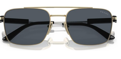 Prada PR 67ZS ZVN09T 56 New Unisex Sunglasses, Pale Gold, 56 Brand: Prada