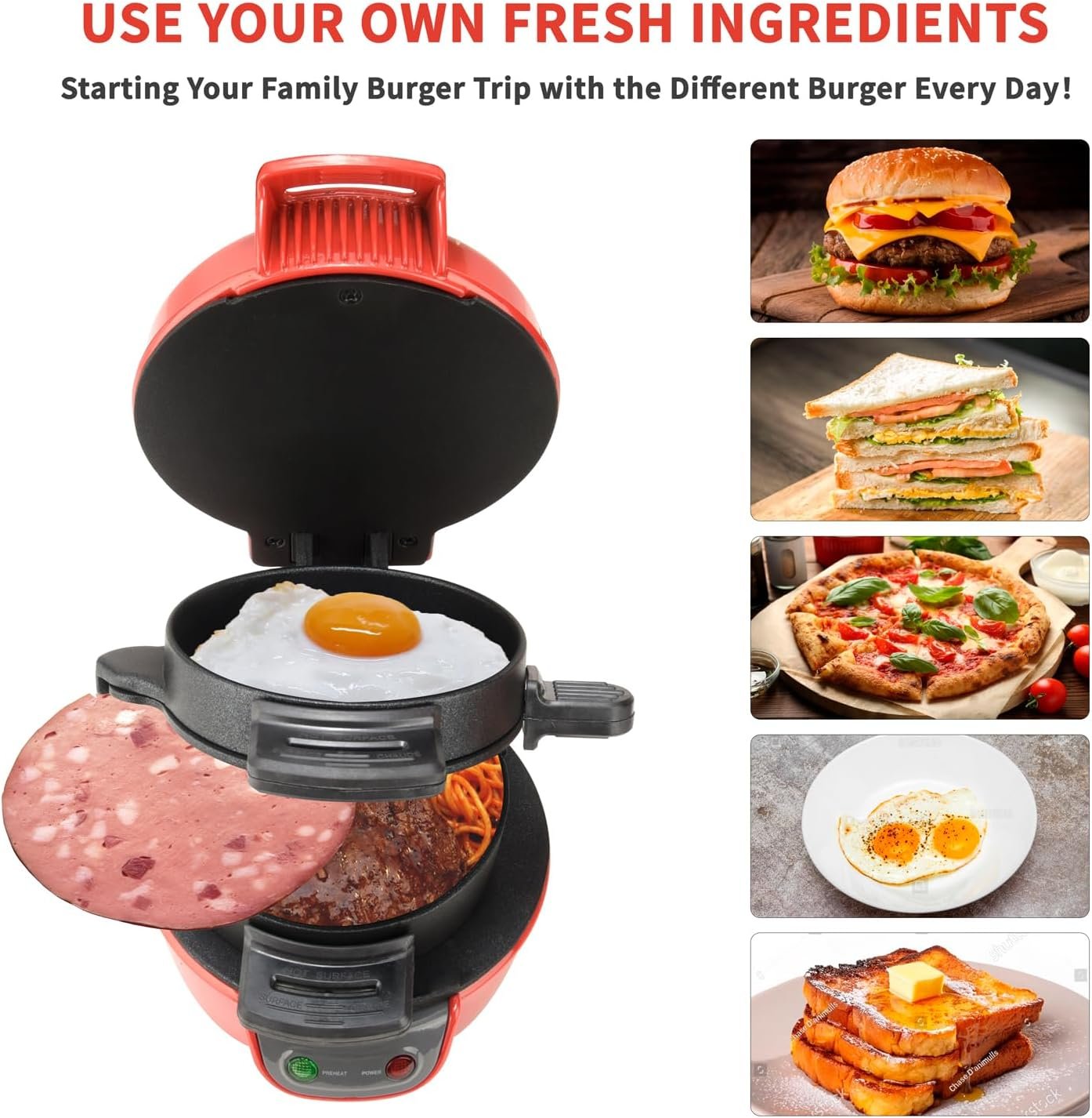 F-Machine Électrique Pour Faire Des Hamburgers