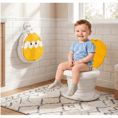 Pot bébé pliable design poussin