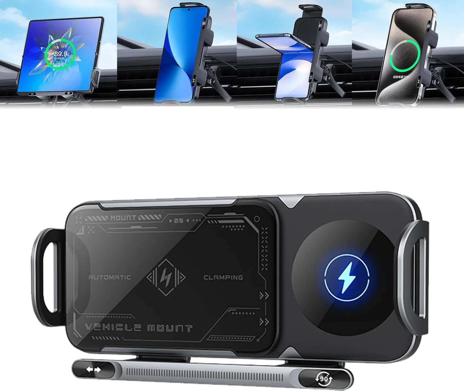 g-Support de téléphone rotatif automatique