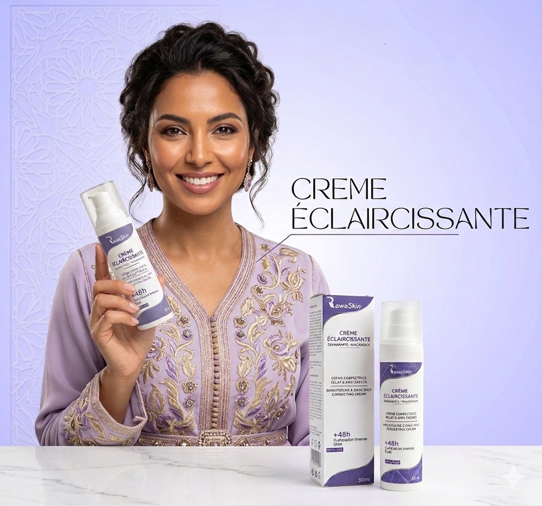 Crème Éclaircissante Visage — Tétralogie Éclat™