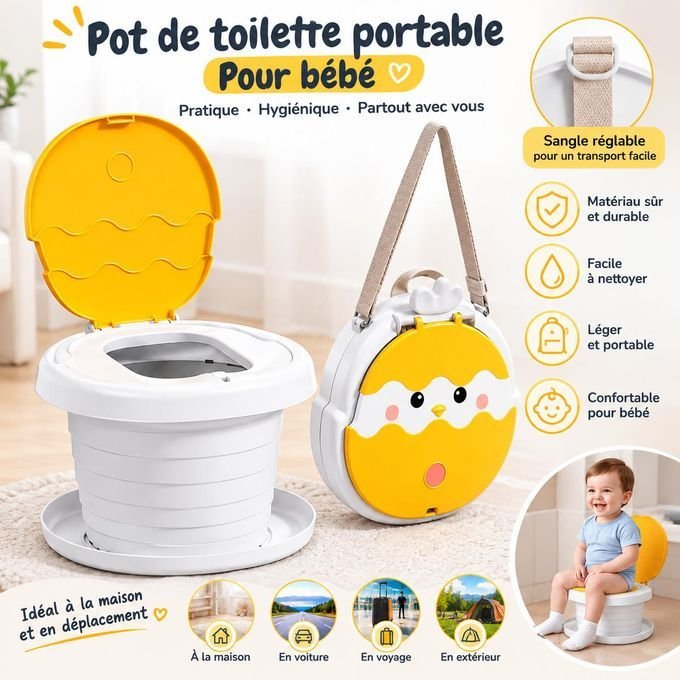 Pot de toilette portable pour bébé