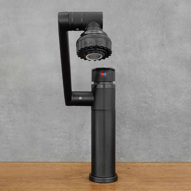 Robinet de lavabo fixe DORSET, noir