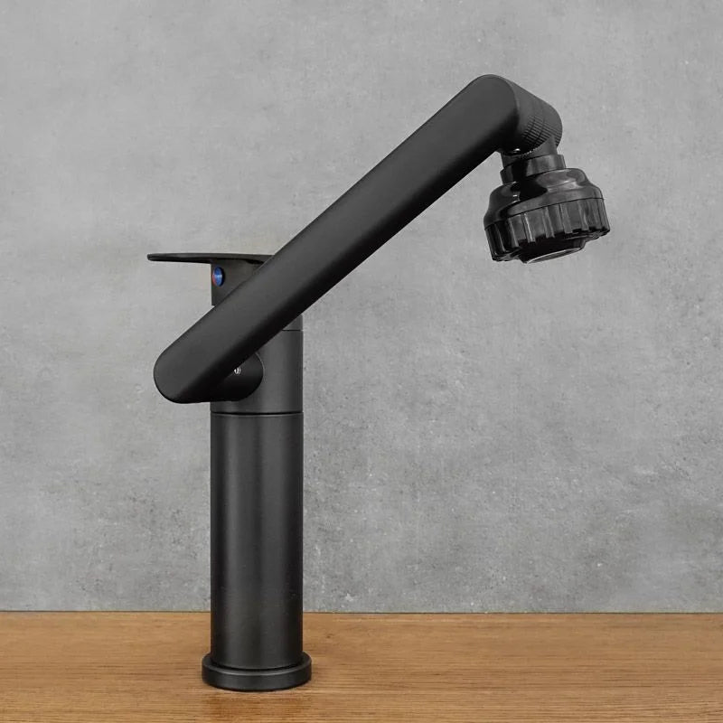 Robinet de lavabo fixe DORSET, noir