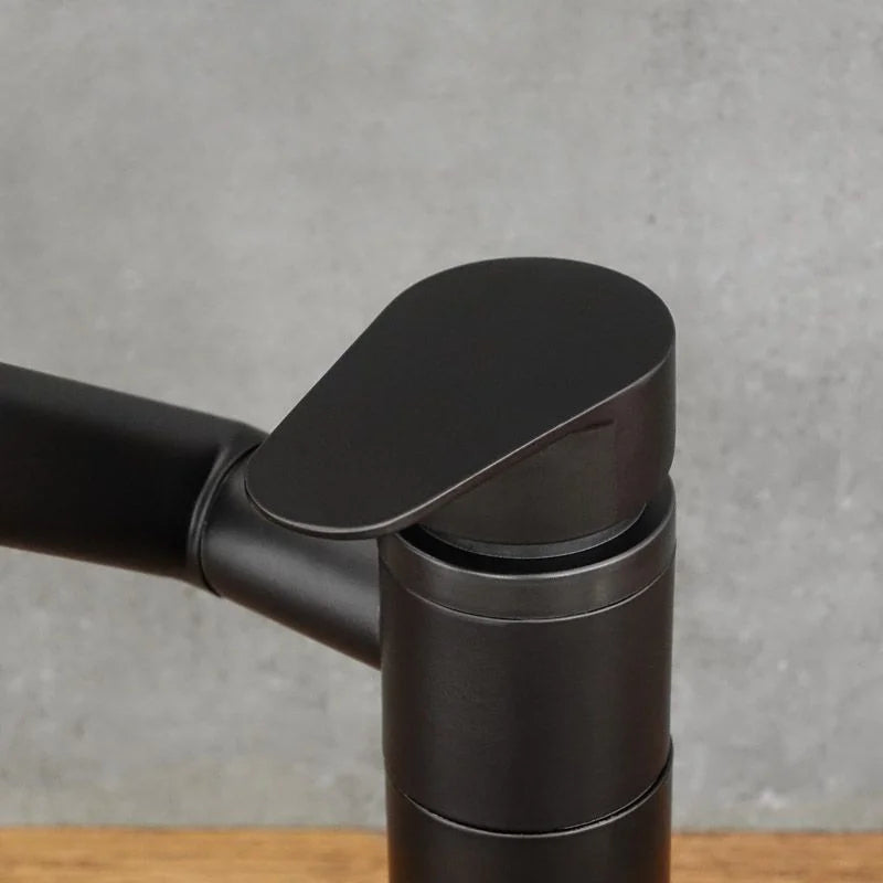 Robinet de lavabo fixe DORSET, noir