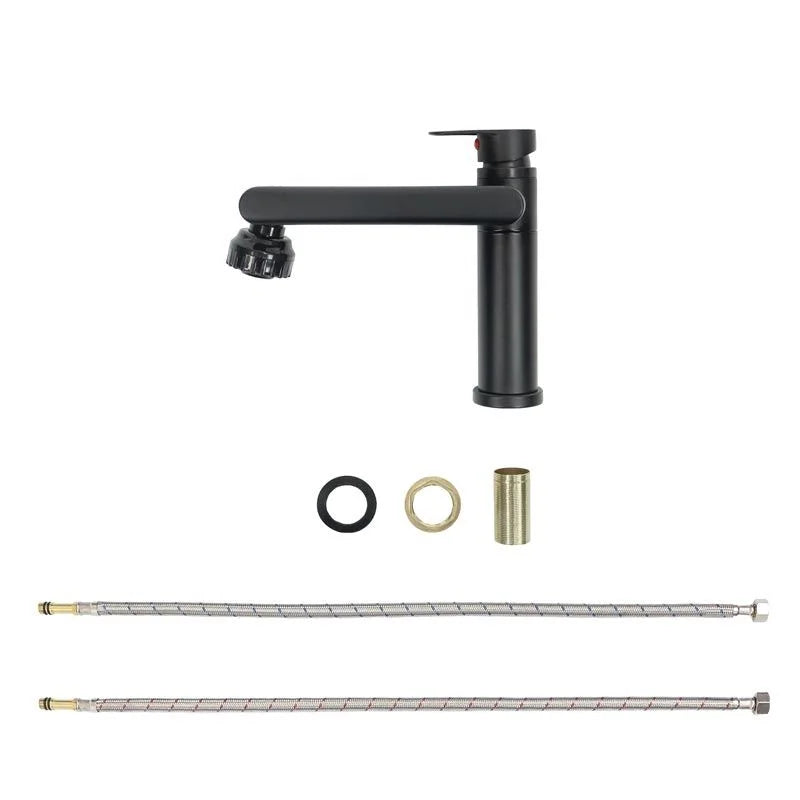 Robinet de lavabo fixe DORSET, noir