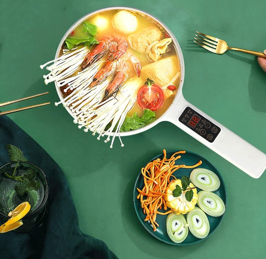 Marmite électrique portable avec cuiseur vapeur