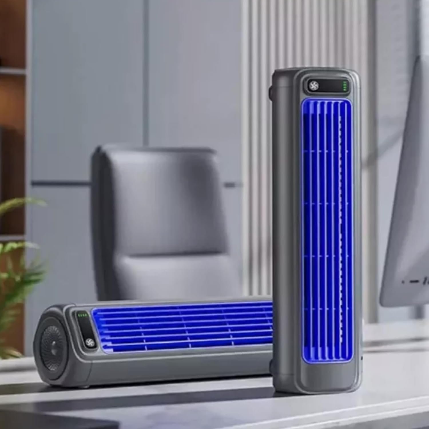 Mini Ventilateur Tour – Silencieux, Puissant,Rechargeable